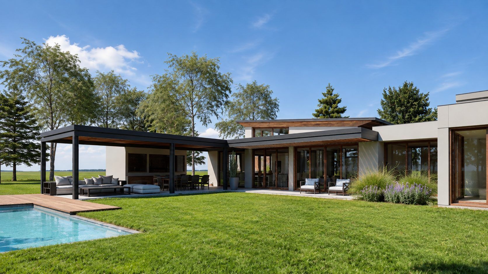 Casa Abbott, vivienda unifamiliar sustentable en Abbott, Buenos Aires — foto 3 de 4. Proyecto del Arq. Germán Vazquez