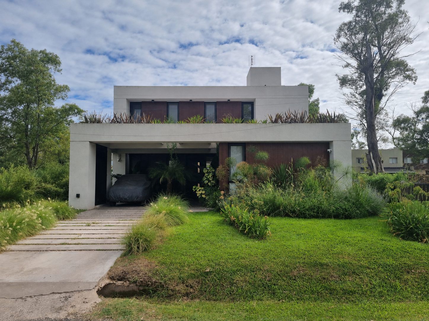 Casa ADB, vivienda unifamiliar sustentable en Francisco Álvarez, Buenos Aires — foto 10 de 12. Proyecto del Arq. Germán Vazquez
