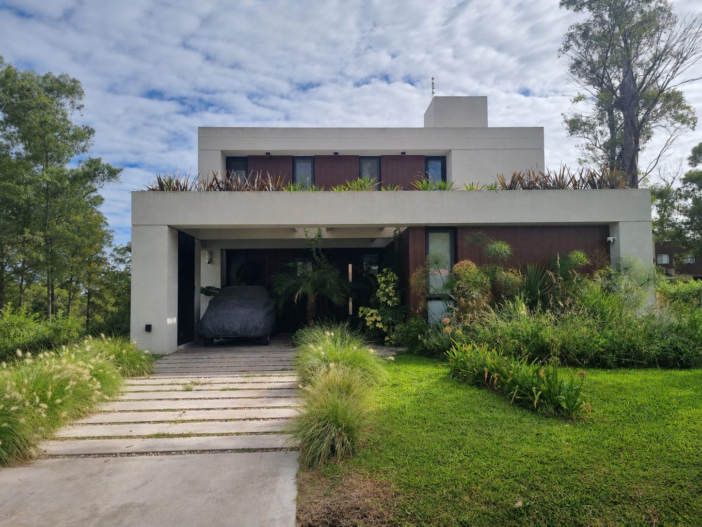 Casa ADB, vivienda unifamiliar sustentable en Francisco Álvarez, Buenos Aires — foto 8 de 12. Proyecto del Arq. Germán Vazquez