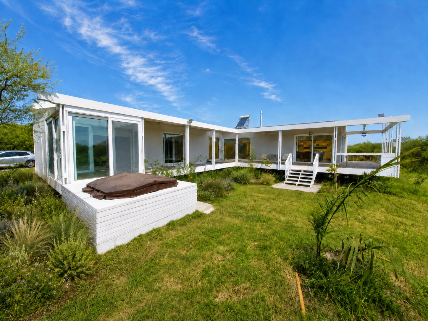 Casa AyB, vivienda unifamiliar sustentable en Gualeguaychú, Entre Ríos — foto 3 de 11. Proyecto del Arq. Germán Vazquez