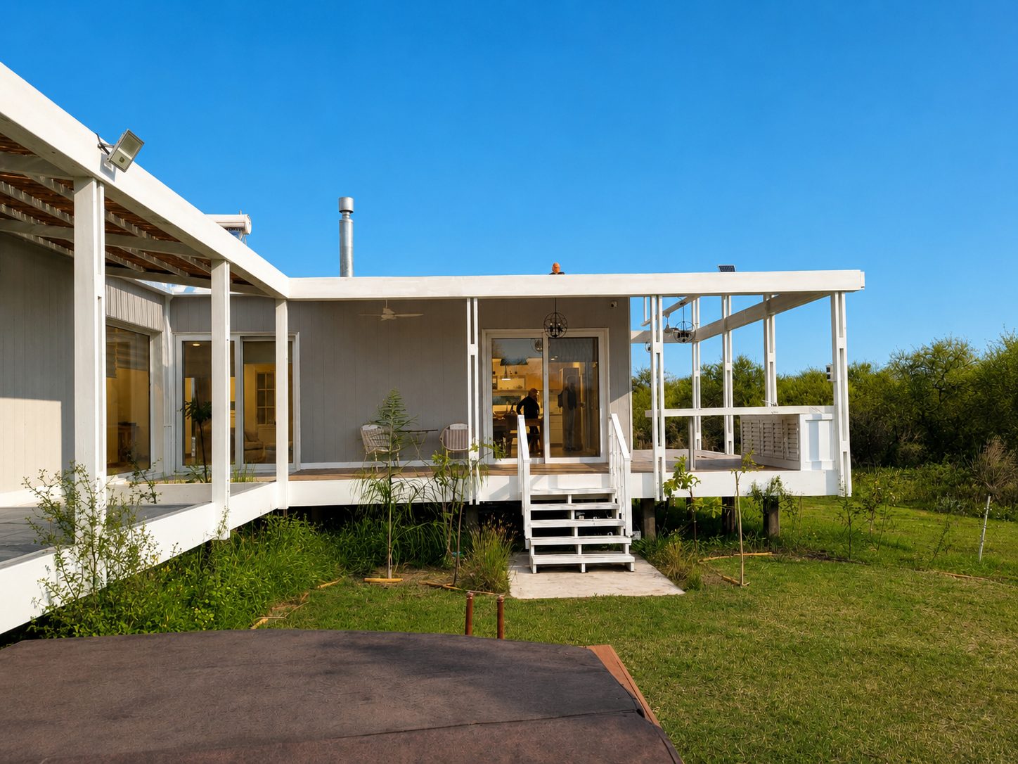 Casa AyB, vivienda unifamiliar sustentable en Gualeguaychú, Entre Ríos — foto 7 de 11. Proyecto del Arq. Germán Vazquez
