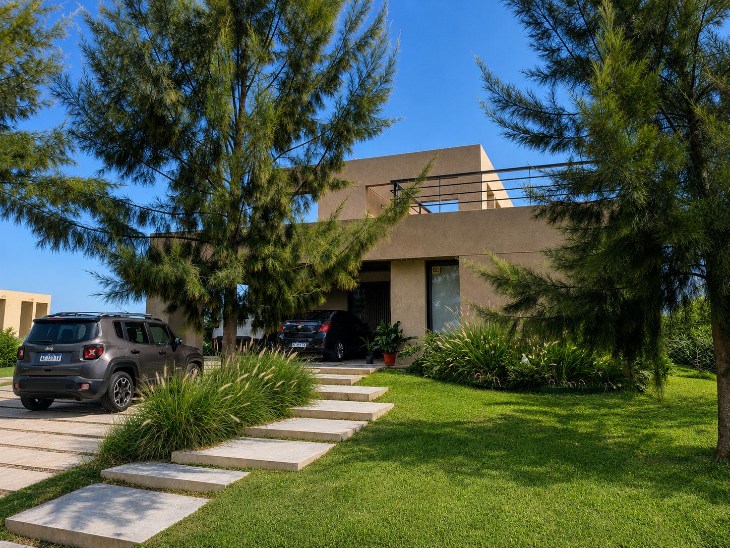 Casa Naudir, vivienda unifamiliar sustentable en Barrio Naudir, Escobar — foto 3 de 9. Proyecto del Arq. Germán Vazquez