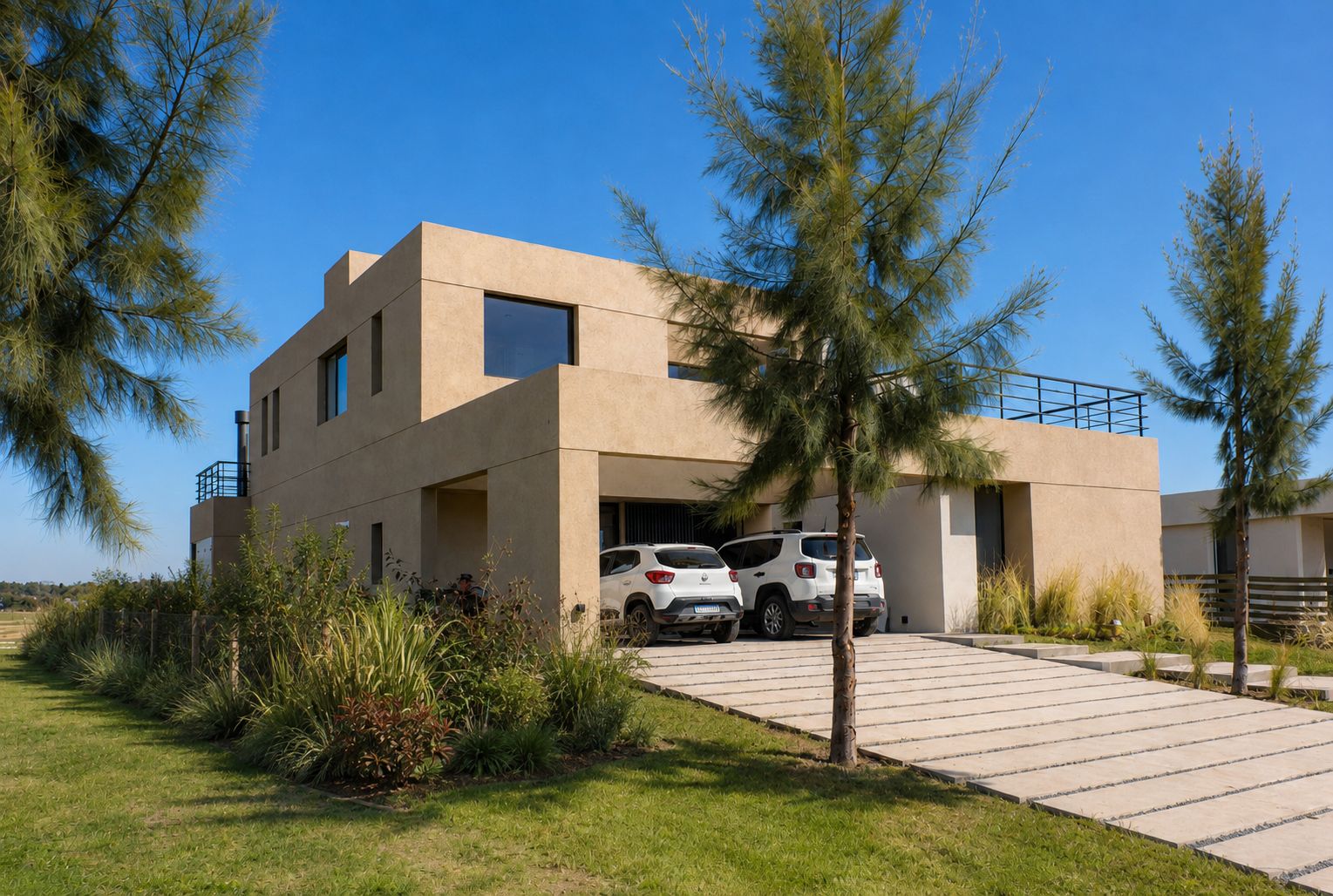 Casa Naudir, vivienda unifamiliar sustentable en Barrio Naudir, Escobar — foto 4 de 9. Proyecto del Arq. Germán Vazquez