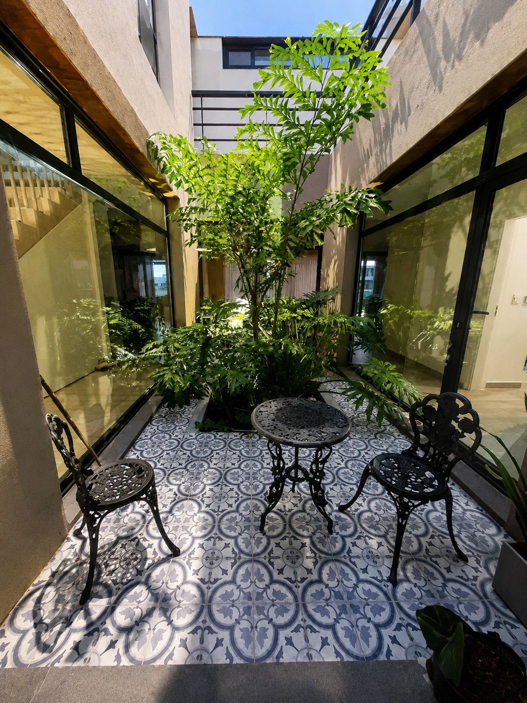 Casa Naudir, vivienda unifamiliar sustentable en Barrio Naudir, Escobar — foto 6 de 9. Proyecto del Arq. Germán Vazquez