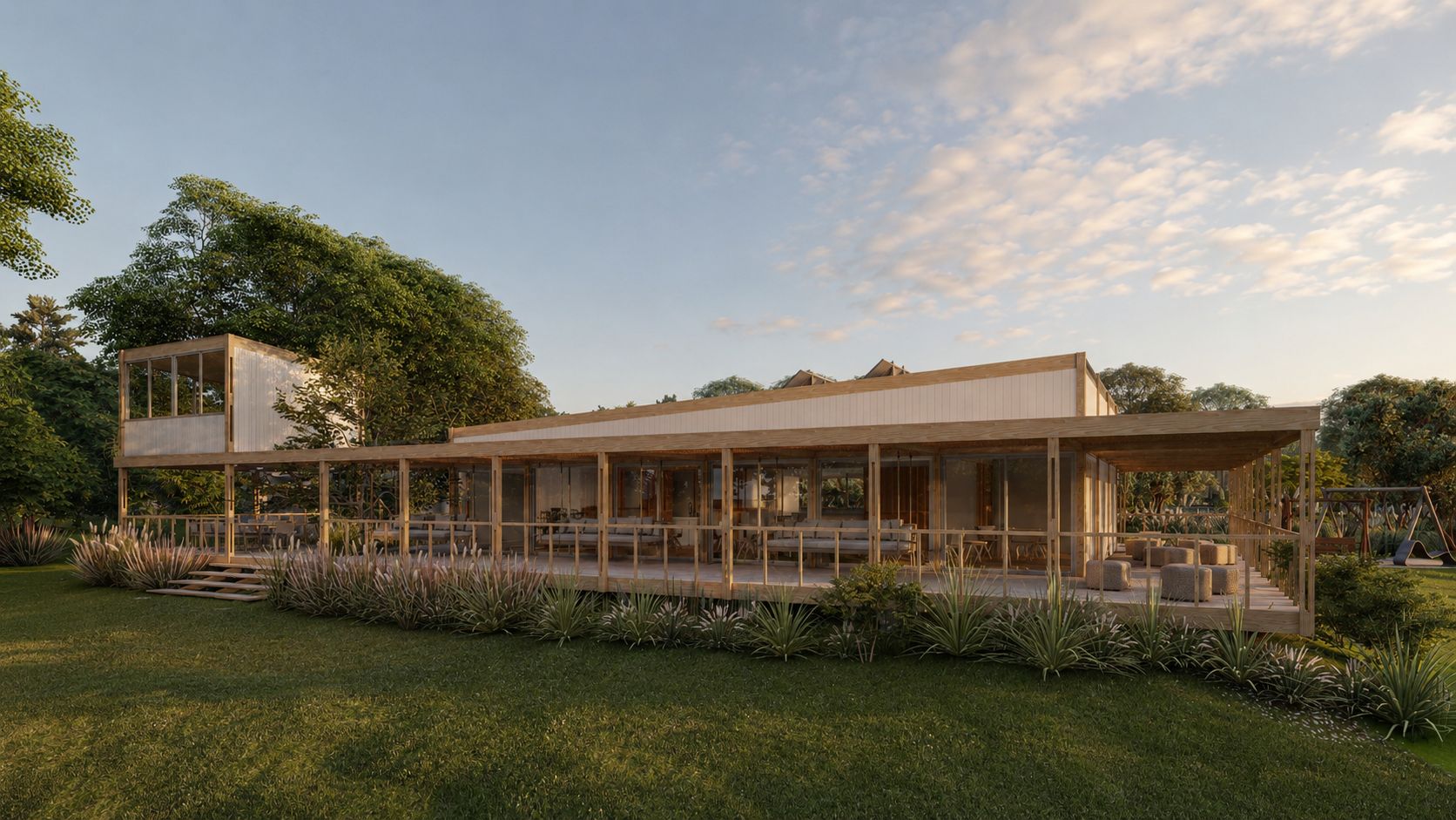 Eco-Hostel Senderos del Monte, hotelería en Gualeguaychú — foto 6 de 8. Proyecto del Arq. Germán Vazquez