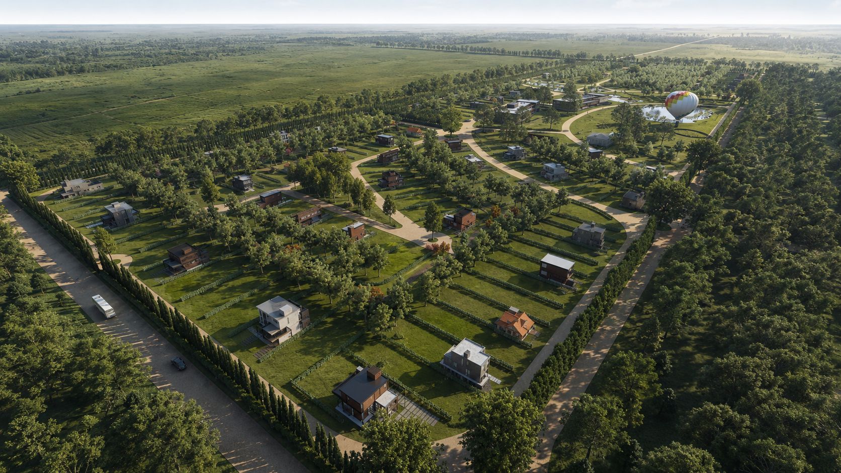 Estancia Paraíso, urbanización sustentable, Concordia. Obra del Arq. Germán Vazquez