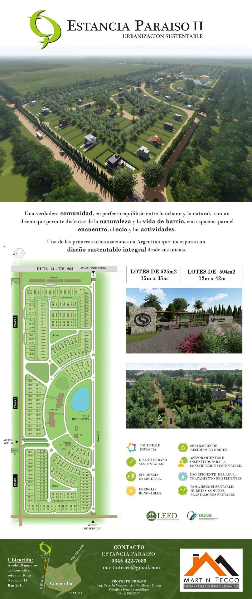 Estancia Paraíso, urbanización sustentable en Concordia, Entre Ríos — foto 15 de 24. Proyecto del Arq. Germán Vazquez