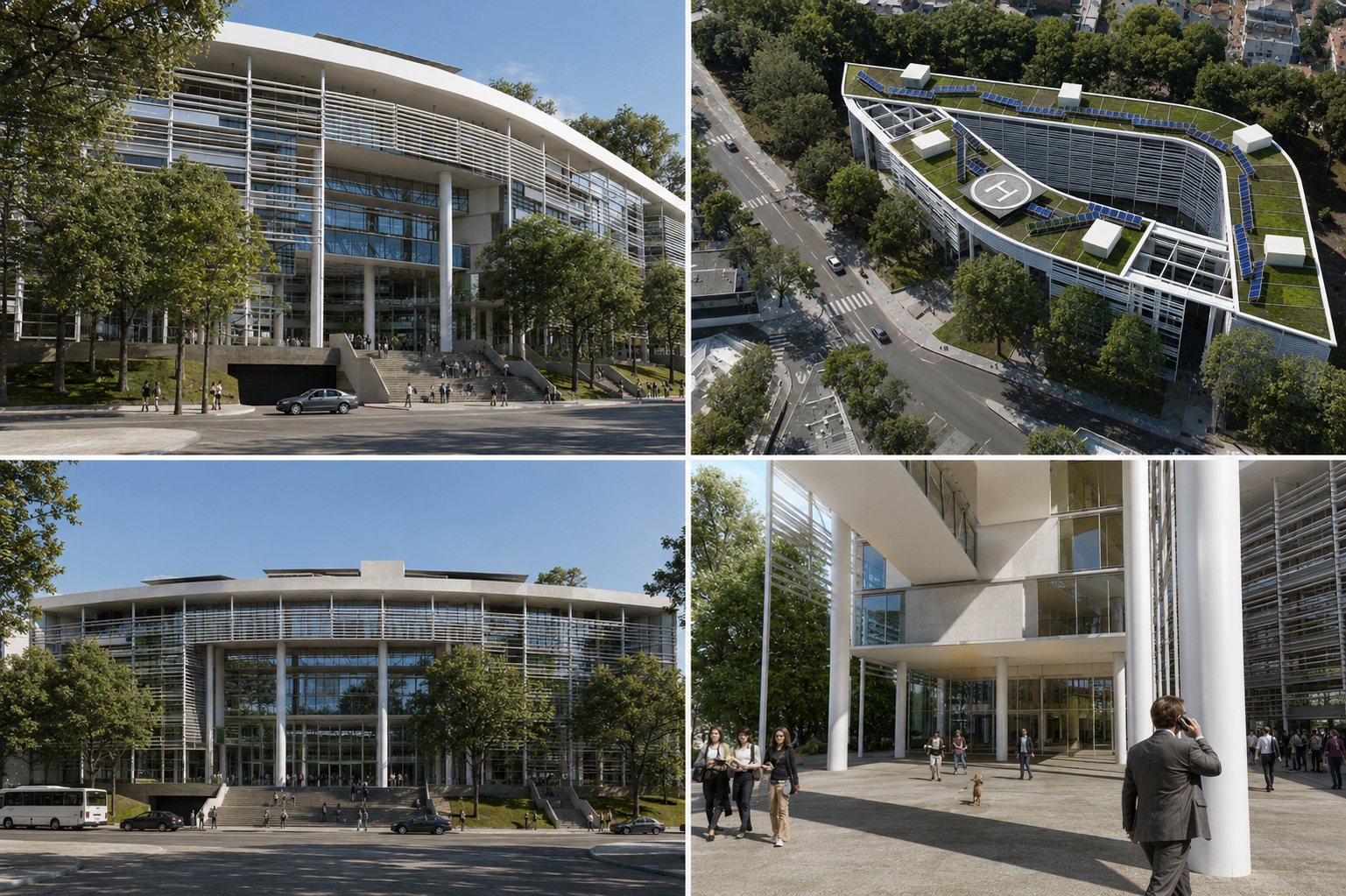 Nueva Sede de Gobierno, concurso en Mención, Distrito GCBA — foto 2 de 3. Proyecto del Arq. Germán Vazquez