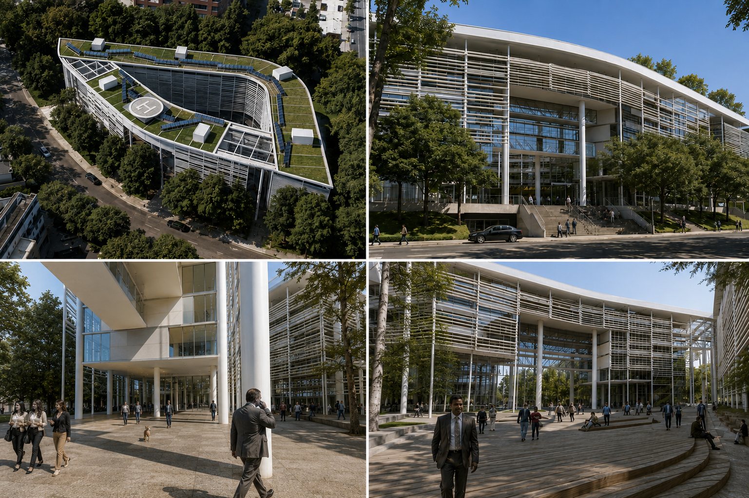 Nueva Sede de Gobierno, concurso en Mención, Distrito GCBA — foto 3 de 3. Proyecto del Arq. Germán Vazquez
