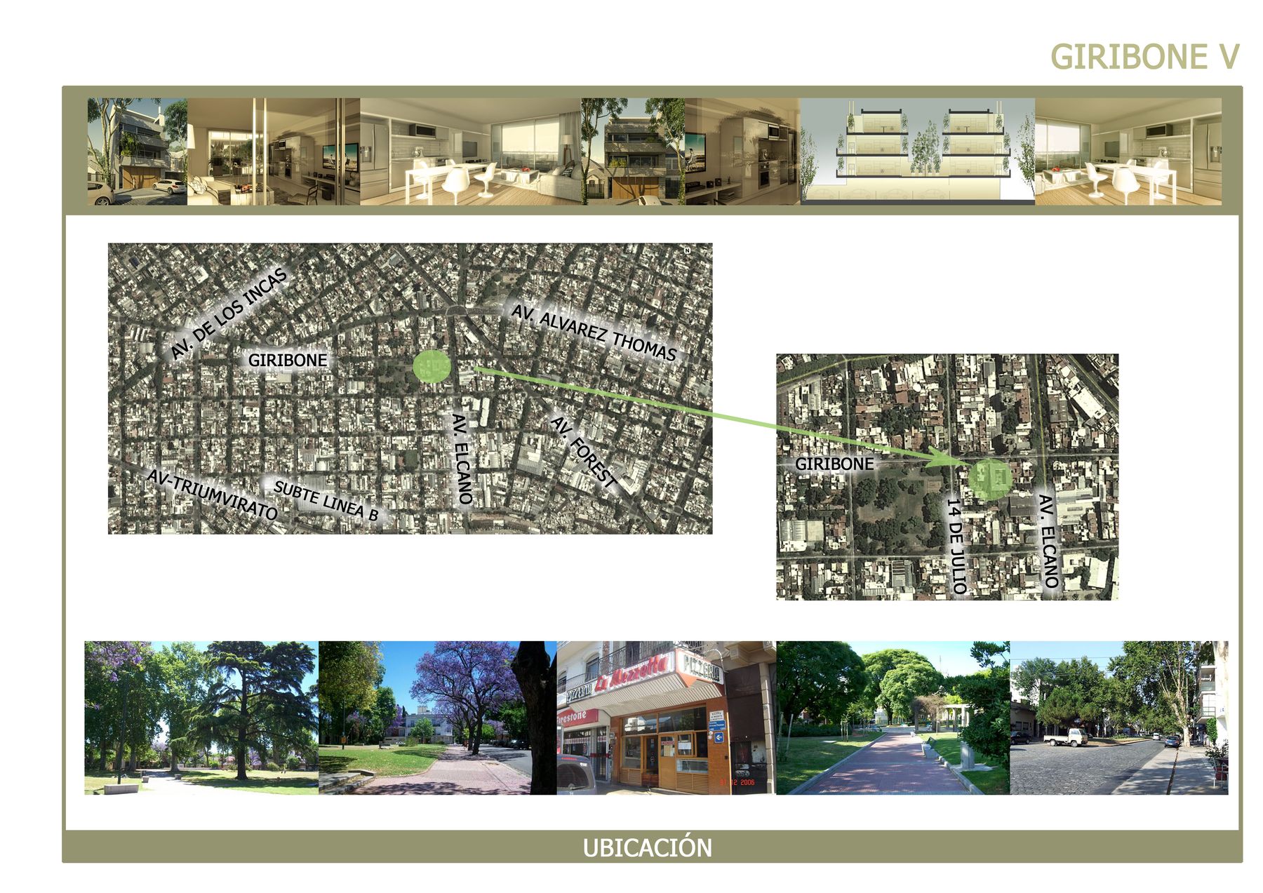 Edificio Giribone V, edificio multifamiliar en Villa Ortúzar, CABA — foto 2 de 8. Proyecto del Arq. Germán Vazquez