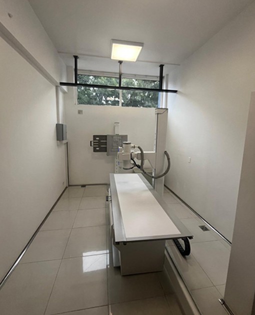 Rayos X, Sanatorio Sarmiento. Obra del Arq. Germán Vazquez