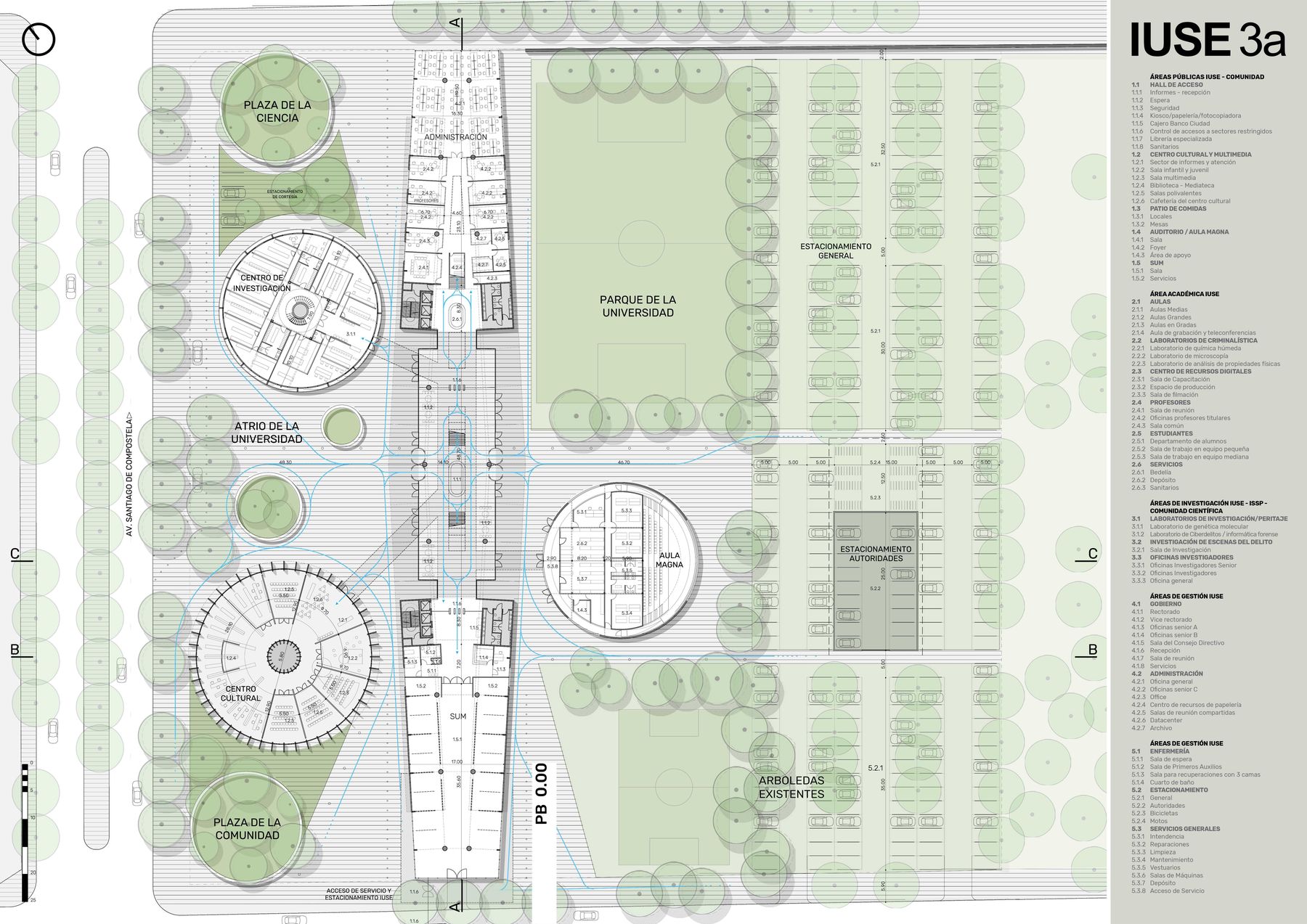 Instituto Universitario de Seguridad, concurso en Buenos Aires — foto 9 de 9. Proyecto del Arq. Germán Vazquez
