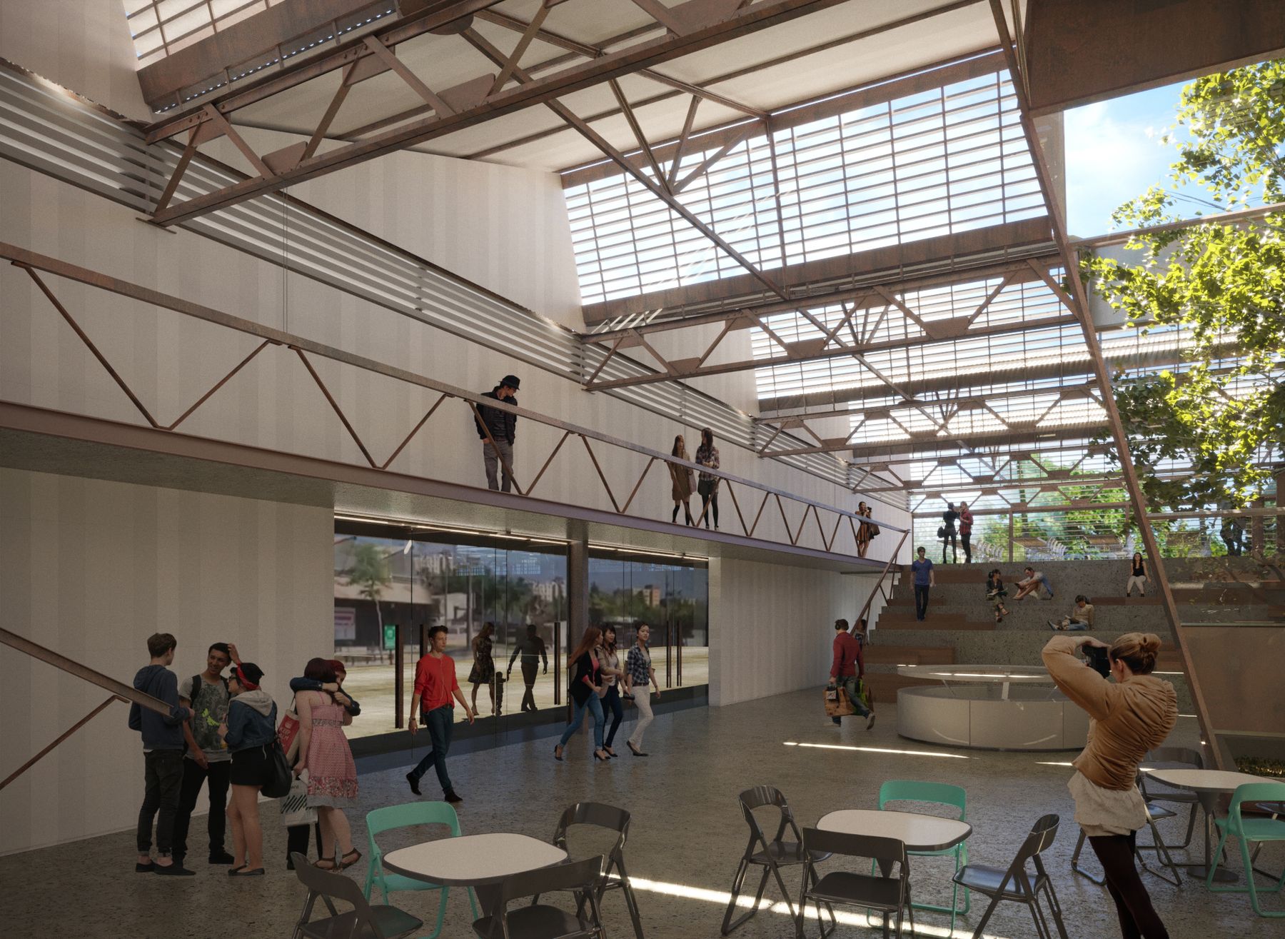 Nave Creativa de Mendoza, concurso Nacional en Patrimonio industrial — foto 3 de 8. Proyecto del Arq. Germán Vazquez