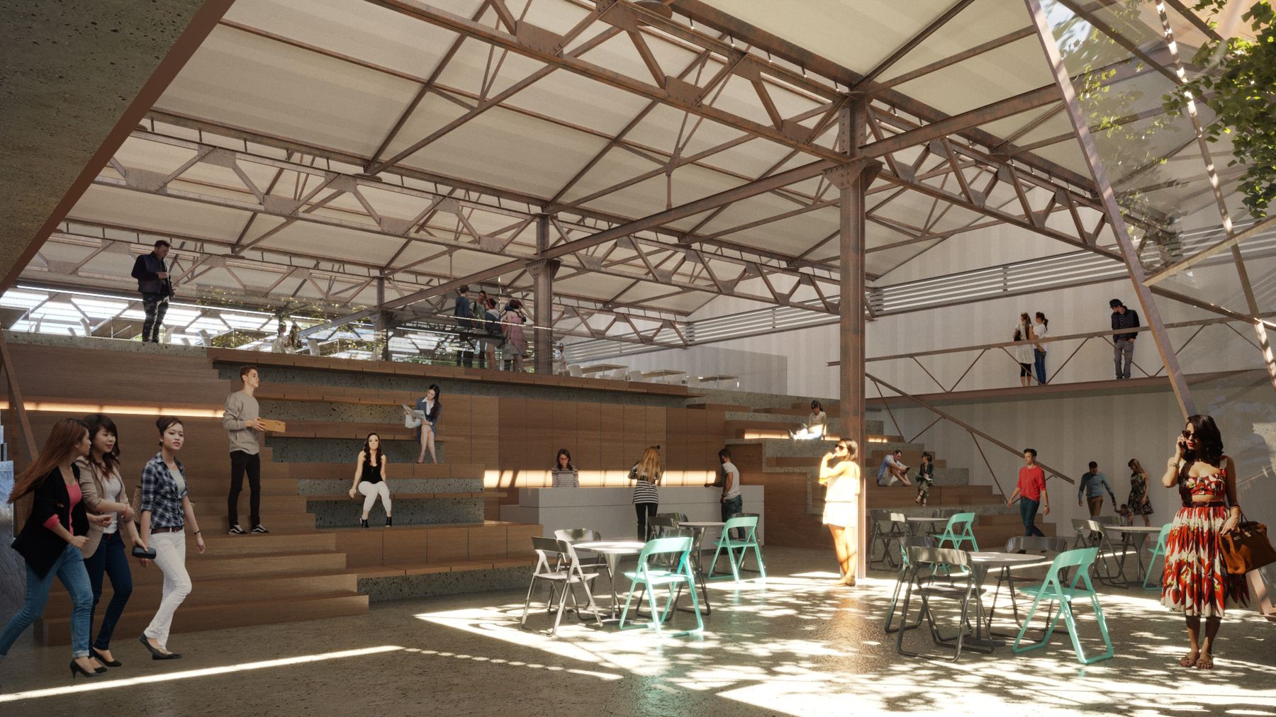Nave Creativa de Mendoza, concurso Nacional en Patrimonio industrial — foto 5 de 8. Proyecto del Arq. Germán Vazquez