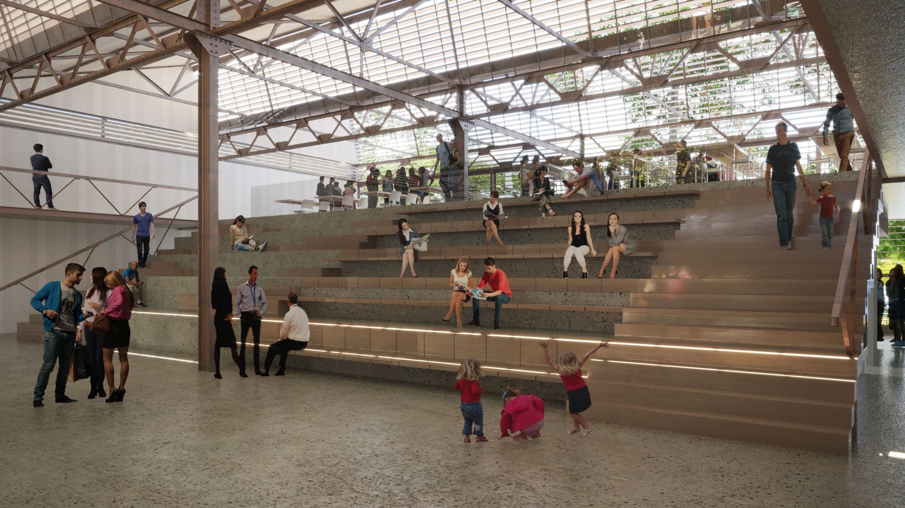Nave Creativa de Mendoza, concurso Nacional en Patrimonio industrial — foto 6 de 8. Proyecto del Arq. Germán Vazquez