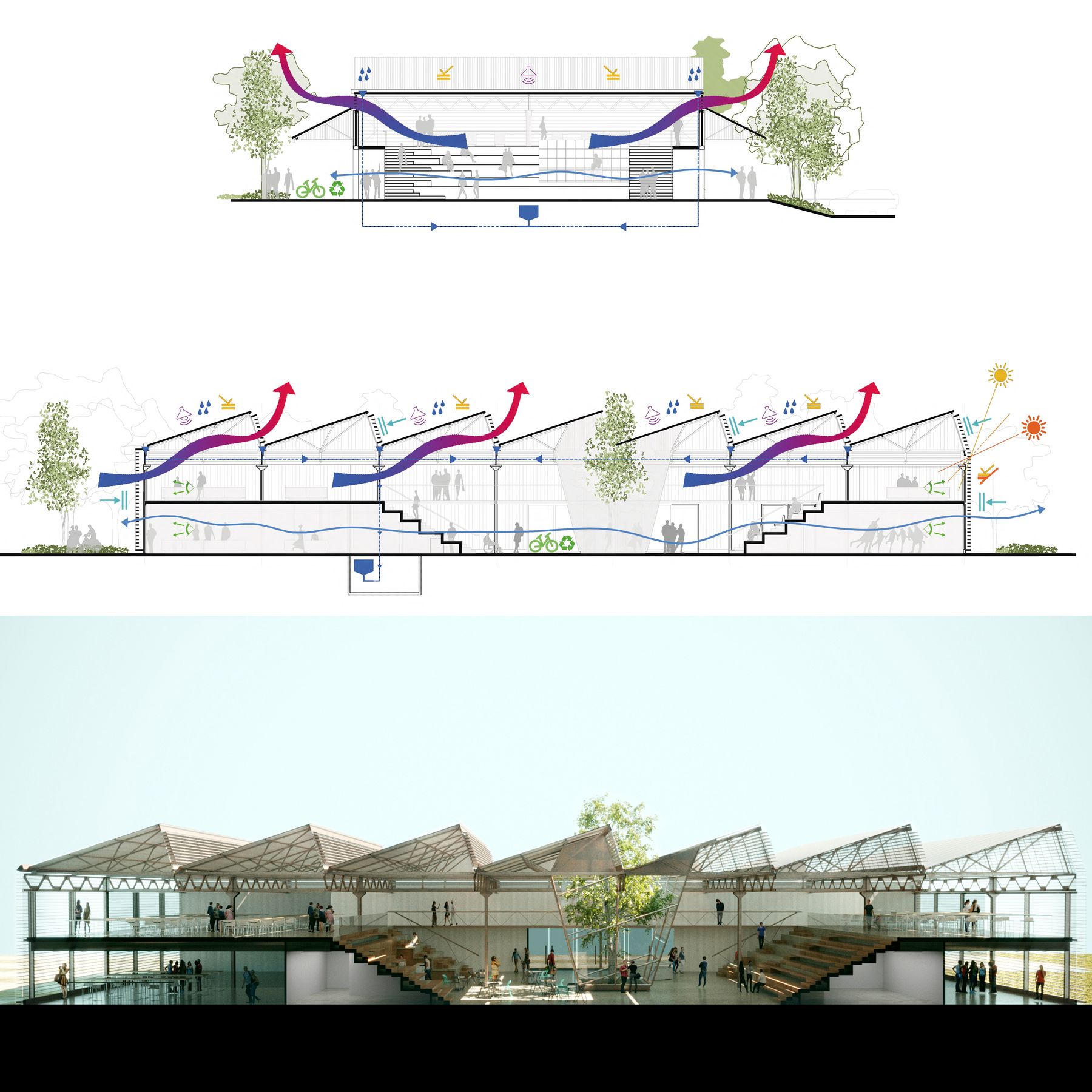 Nave Creativa de Mendoza, concurso Nacional en Patrimonio industrial — foto 8 de 8. Proyecto del Arq. Germán Vazquez