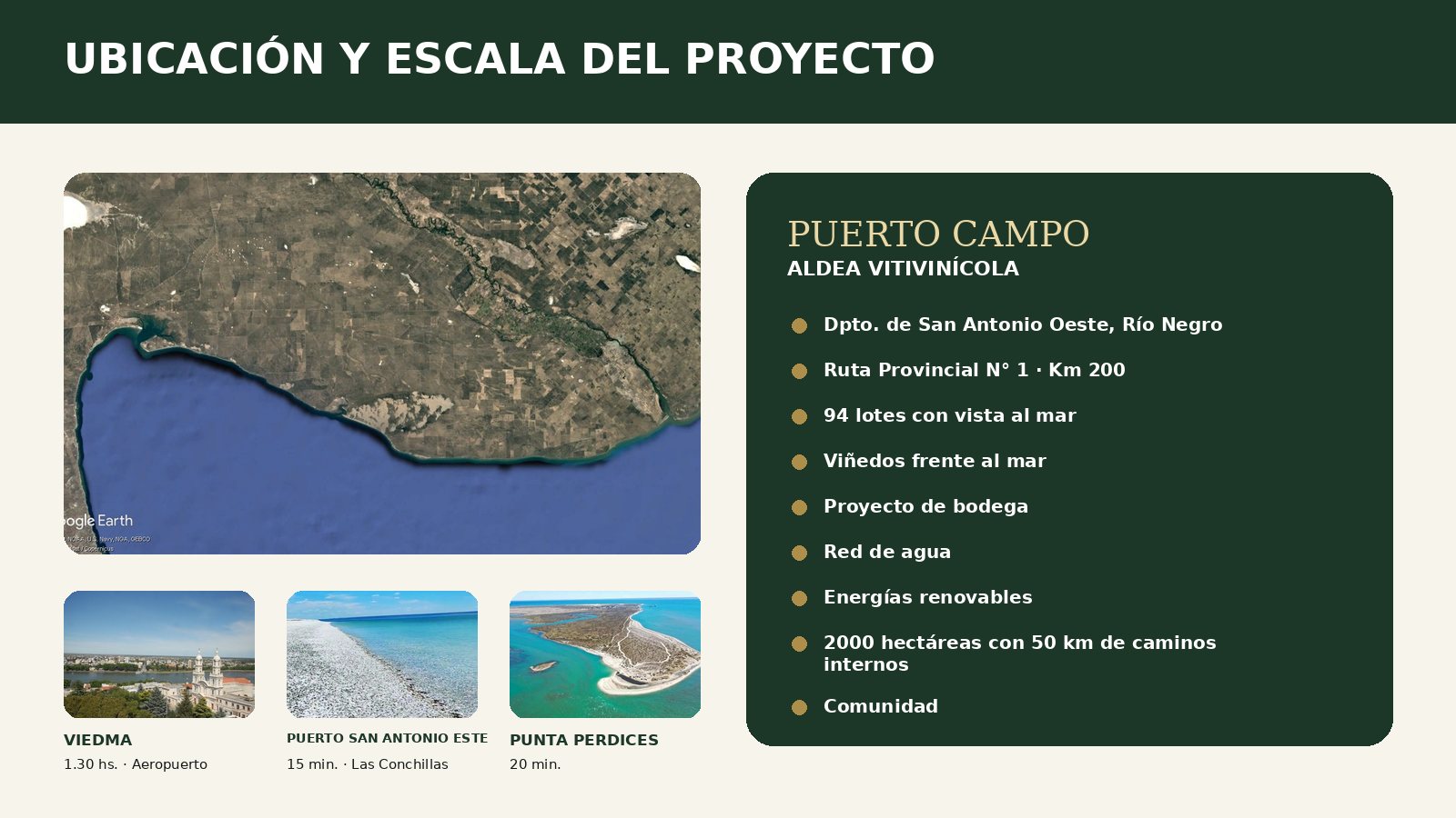 Aldea Vitivinícola de Mar Puerto Campo, desarrollo vitivinícola costero en San Antonio Este, Río Negro — foto 5 de 13. Proyecto del Arq. Germán Vazquez