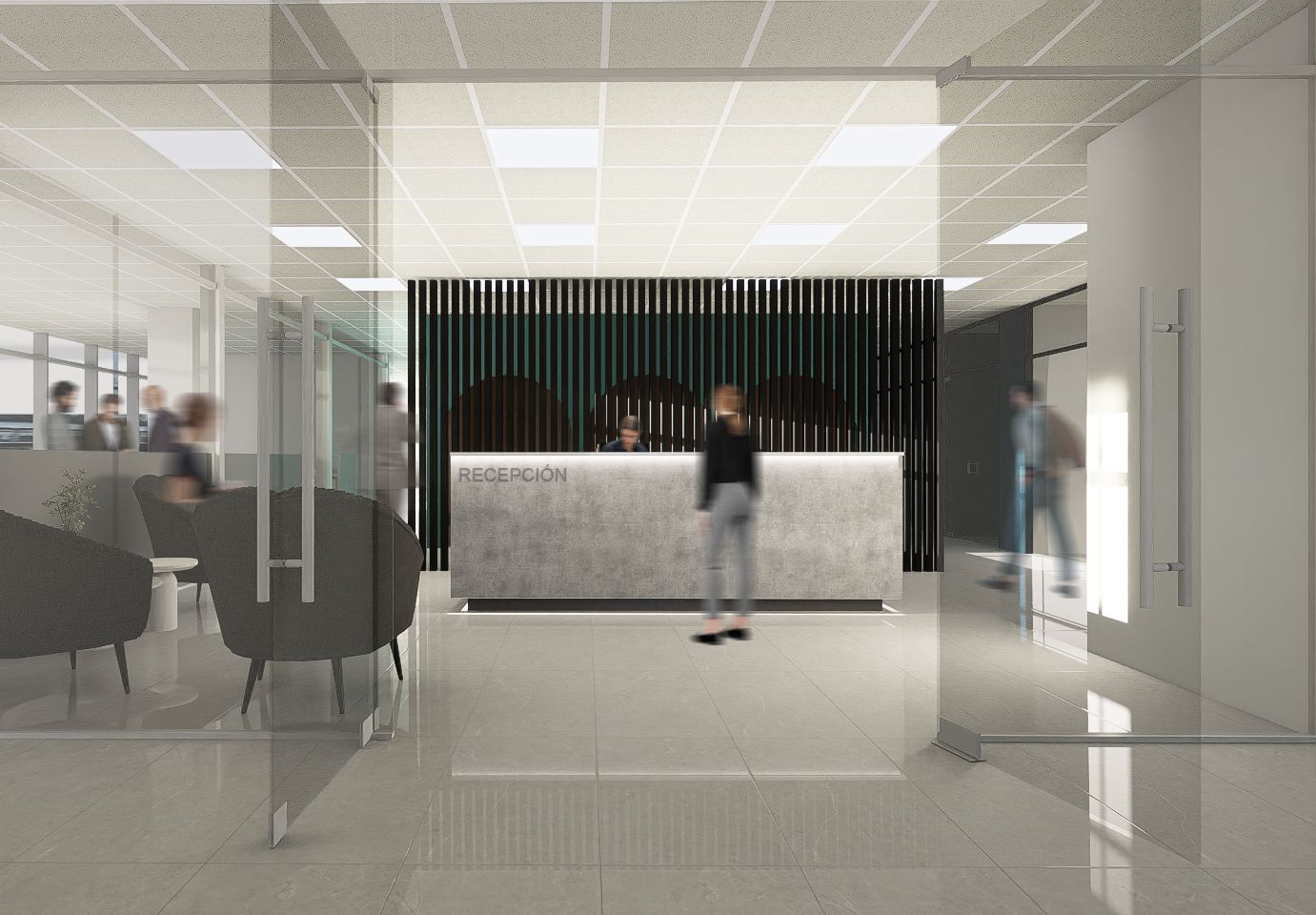 Oficinas Red Basa, oficinas en Sector salud, CABA — foto 3 de 5. Proyecto del Arq. Germán Vazquez