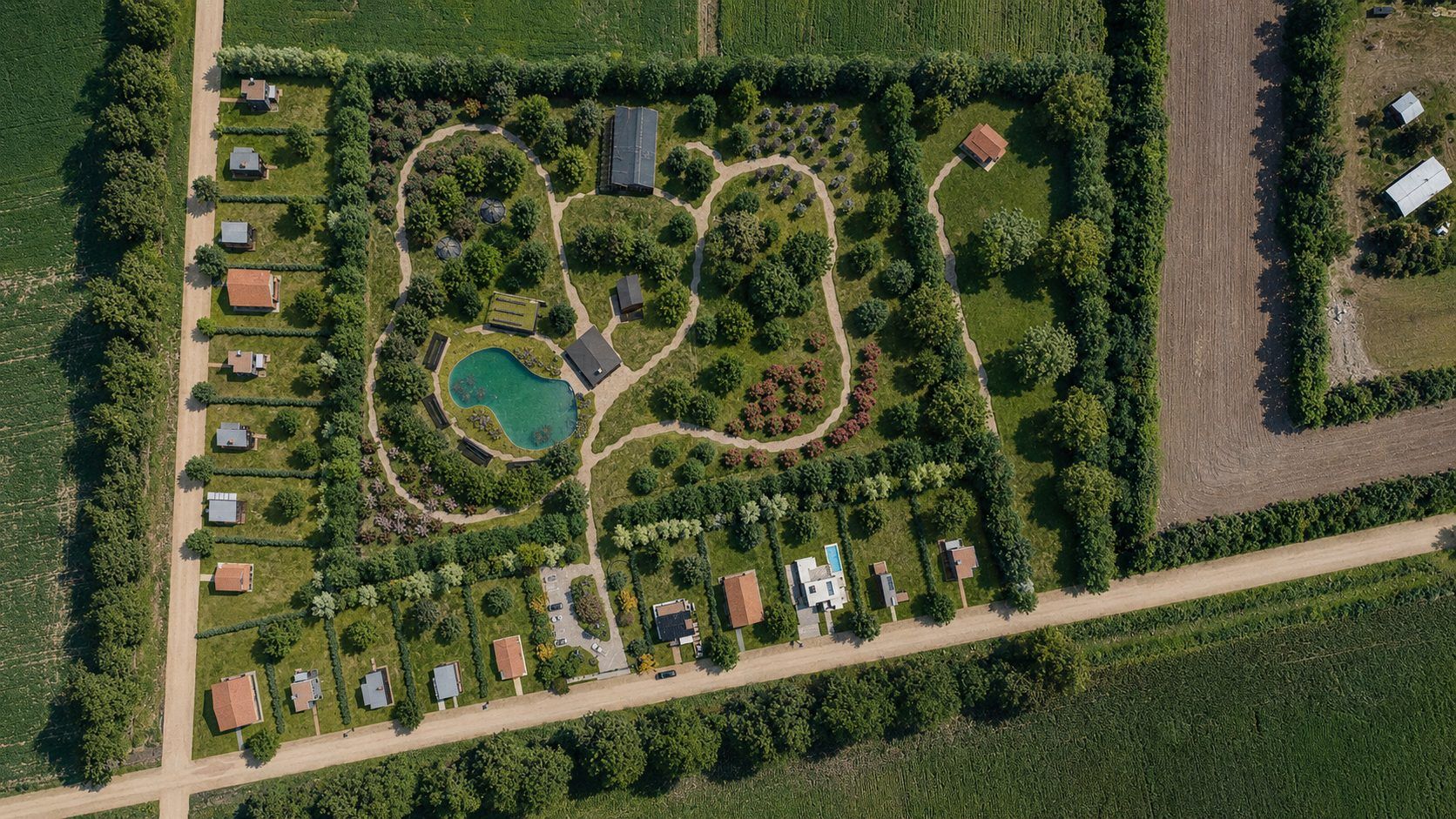 Desarrollo Sustentable El Botánico, Trenque Lauquen. Obra del Arq. Germán Vazquez