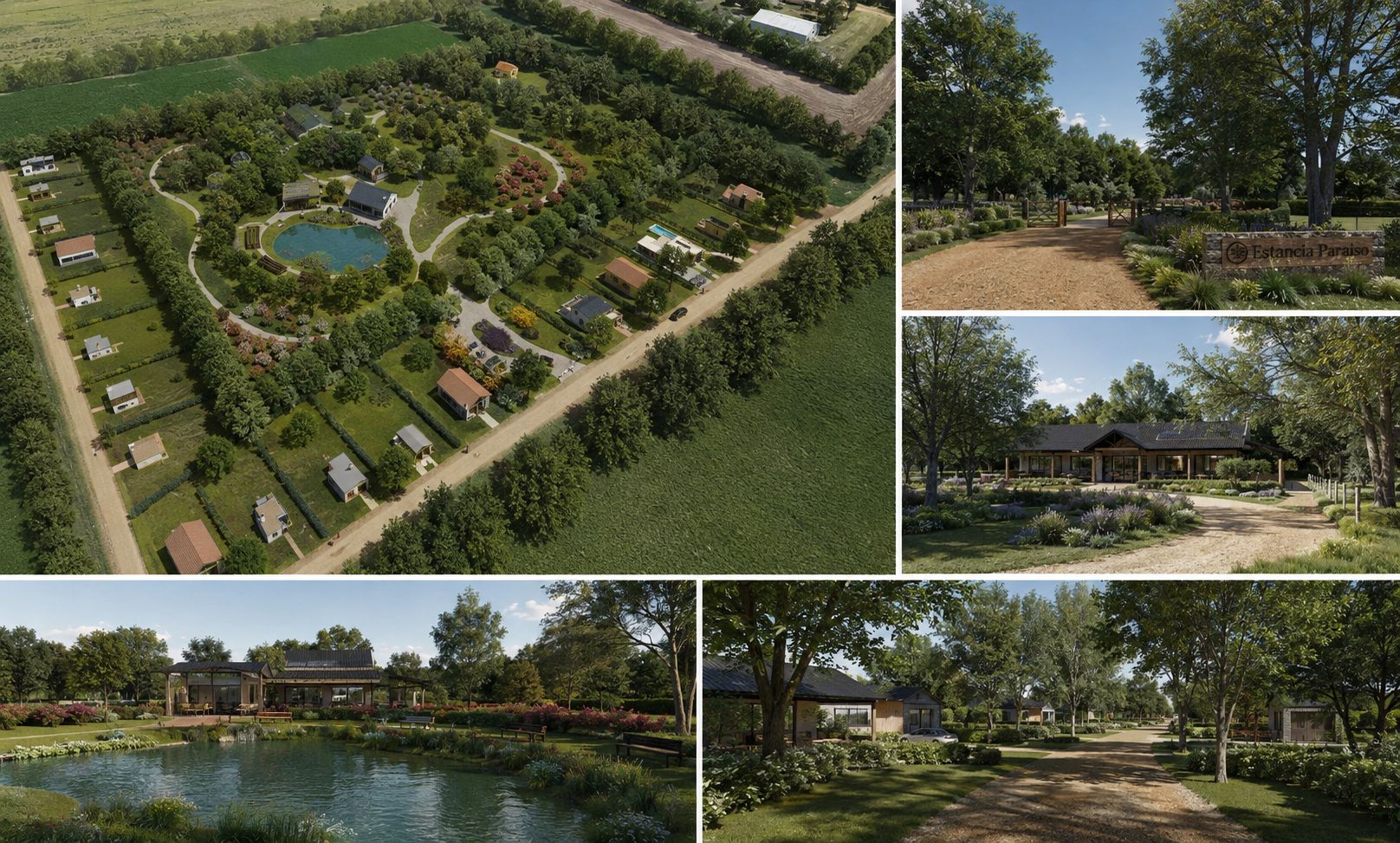 Desarrollo Sustentable El Botánico, desarrollo inmobiliario y turístico en Trenque Lauquen, Buenos Aires — foto 3 de 3. Proyecto del Arq. Germán Vazquez